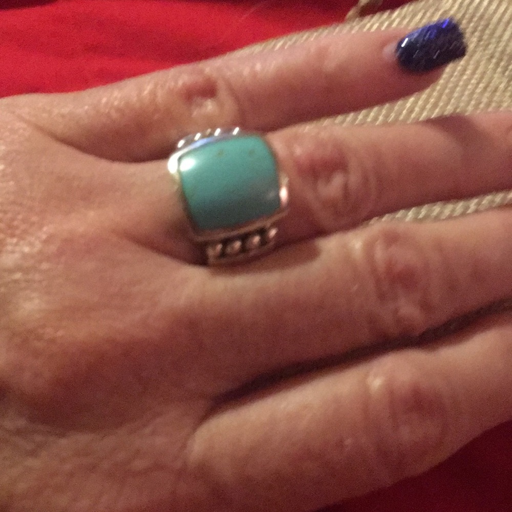 Sterling Silver and Turquoise Ring
